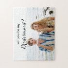 Will You be My Bridesmaid Custom Photo Puzzle Gift