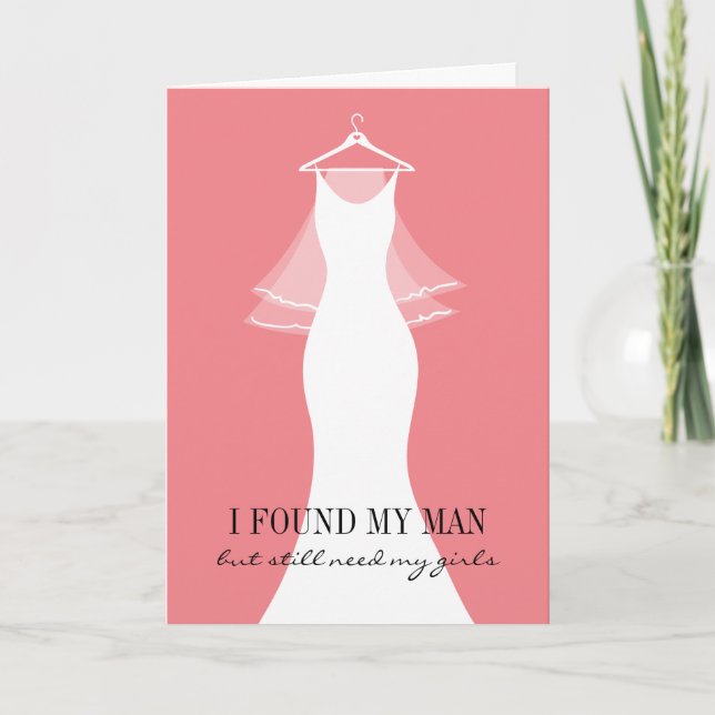 Will you be my bridesmaid? Digital request card (Front)