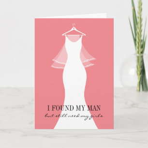 Will you be my bridesmaid? Digital request card