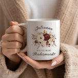 Will you be my Bridesmaid? Fall Floral Coffee Mug<br><div class="desc">These gorgeous mugs will definitely wow your future bridal party! See the whole collection for more customizations!</div>
