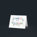 Will You Be My Bridesmaid Folded Thank You Card<br><div class="desc">Customize the inside of this card with a personal note to your future bridesmaid. Personalize the front of the card with their name to make the question extra special!</div>