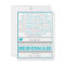 Will you be my Bridesmaid? Fun Blue/Grey Poem Card