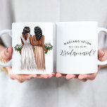 Will you be my Bridesmaid? Girls In Gowns Coffee M Coffee Mug<br><div class="desc">These gorgeous mugs will definitely wow your future bridal party! See the whole collection for more customizations!</div>