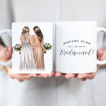 Will you be my Bridesmaid? Girls In Gowns Coffee M Coffee Mug<br><div class="desc">These gorgeous mugs will definitely wow your future bridal party! See the whole collection for more customizations!</div>
