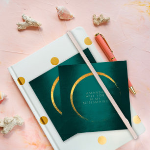 Will You Be My Bridesmaid Golden Circle Jungle Invitation