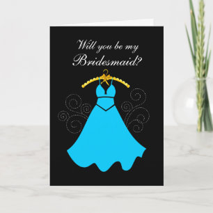 Will You Be My Bridesmaid Greeting Card