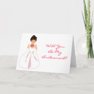 "Will You Be My Bridesmaid I" Card - Customizable
