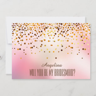 Will you be my bridesmaid? invitation