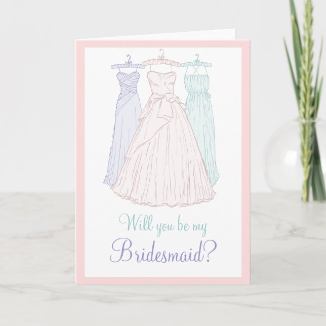 Will you be my Bridesmaid? Invitation (Front)