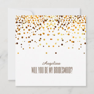 Will you be my bridesmaid? invitation