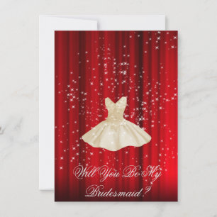 Will You Be My Bridesmaid Invitation