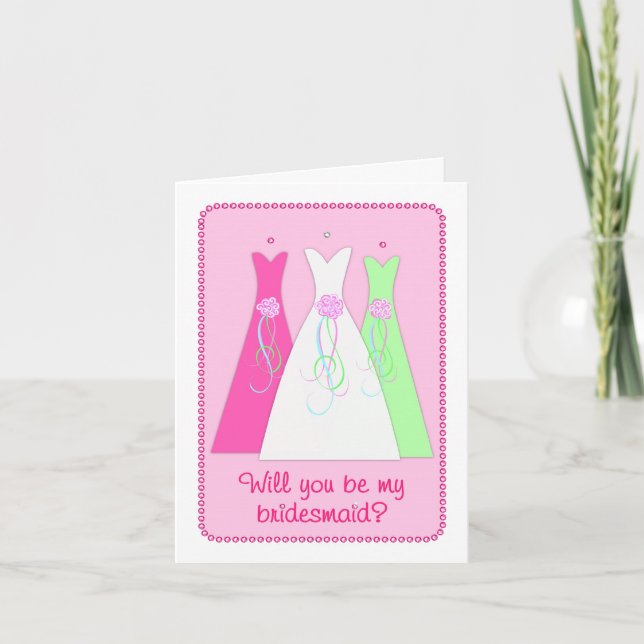 Will You Be My Bridesmaid? Invitation (Front)