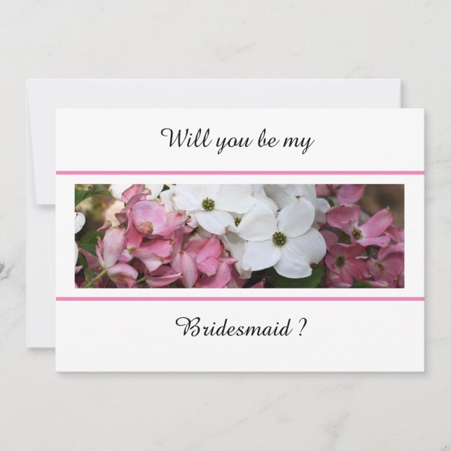 Will You Be My Bridesmaid Invitation (Front)