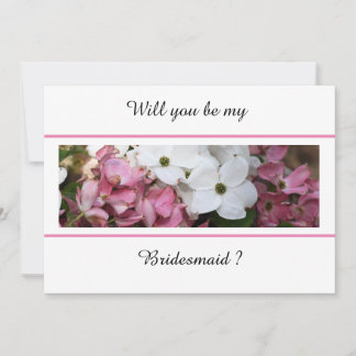 Will You Be My Bridesmaid Invitation