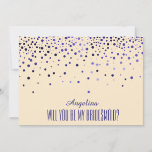 Will you be my bridesmaid? invitation