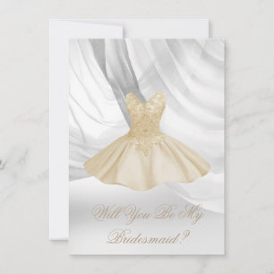 Will You Be My Bridesmaid Invitation
