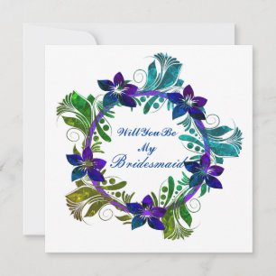Will You Be My Bridesmaid Invitation