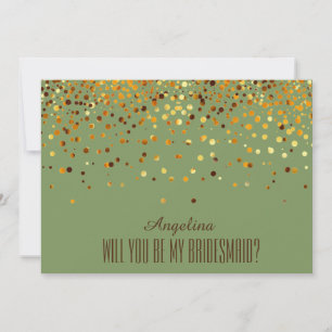 Will you be my bridesmaid? invitation