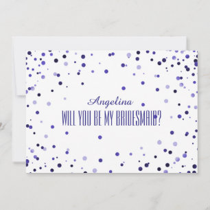 Will you be my bridesmaid? invitation