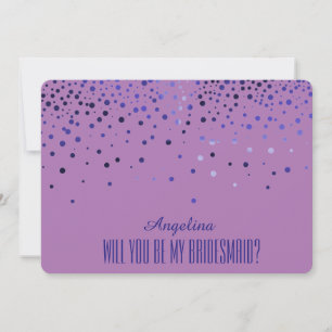 Will you be my bridesmaid? invitation