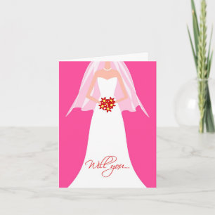Will You Be My Bridesmaid? Invitation
