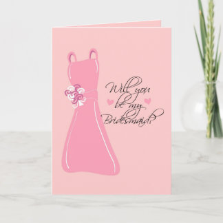 "Will you be my Bridesmaid?" Invitation