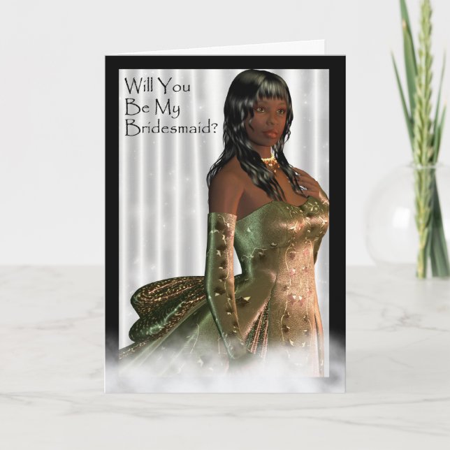Will You Be My Bridesmaid Invitation (Front)