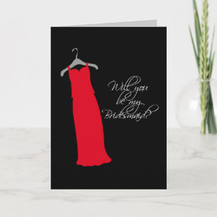 "Will you be my Bridesmaid?" Invitation