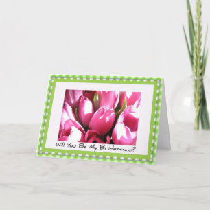Will You Be My Bridesmaid Invitation Card
