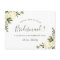 Will You Be My Bridesmaid Ivory White Chic Floral