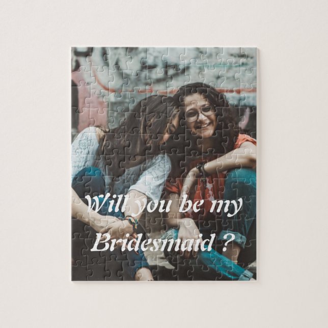 Will you be my bridesmaid  jigsaw puzzle (Vertical)