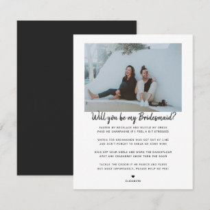 Will you be my Bridesmaid/Maid of Honour Proposal  Announcement