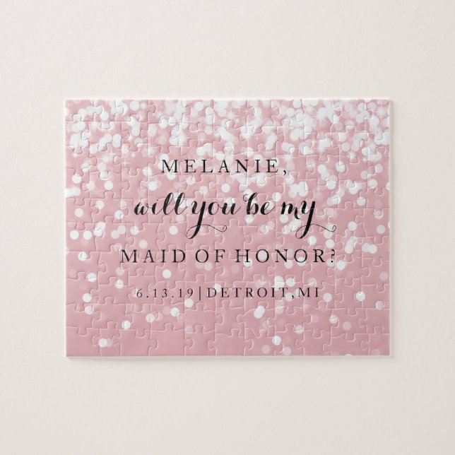 Will You Be My Bridesmaid-MOH Puzzle - Sparkling P (Horizontal)