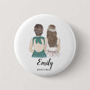 Will You Be My Bridesmaid Proposal Badge 2 Inch Round Button