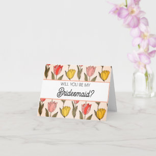 Will you be my Bridesmaid proposal card