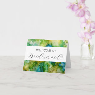 Will you be my Bridesmaid proposal card