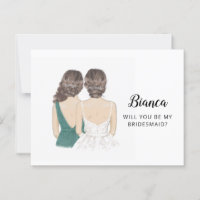 Will You Be My Bridesmaid Proposal Card