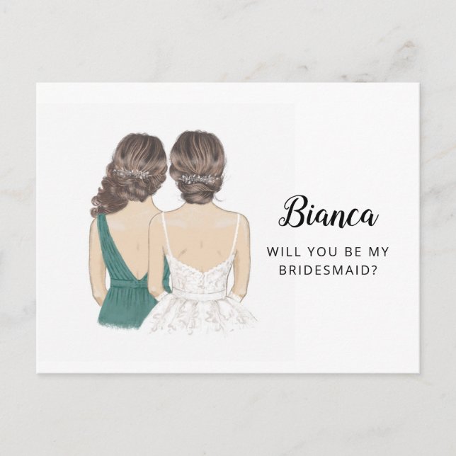 Will You Be My Bridesmaid Proposal Card (Front)