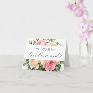 Will you be my Bridesmaid proposal card