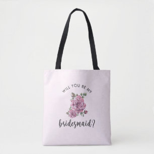Will you be my Bridesmaid Proposal heartfelt Tote Bag
