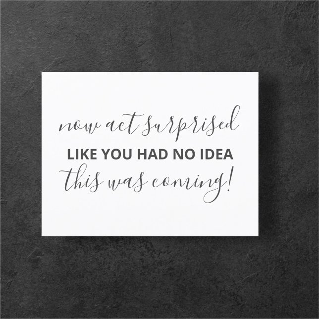 Will You Be My Bridesmaid Simple Funny Invitation Postcard (Creator Uploaded)