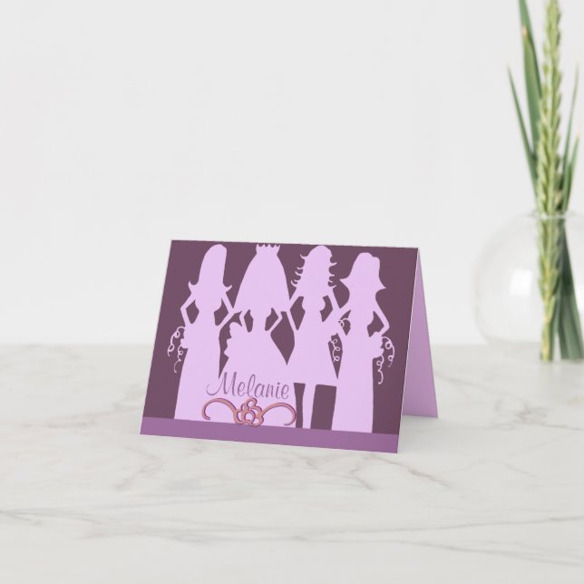 Will you be my bridesmaid three invitation (Front)