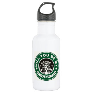 Will You Be My Bridesmaid Travel Cup 532 Ml Water Bottle