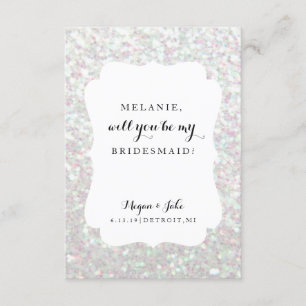 Will You Be My Bridesmaid - Wedding Day Fab Irides Invitation
