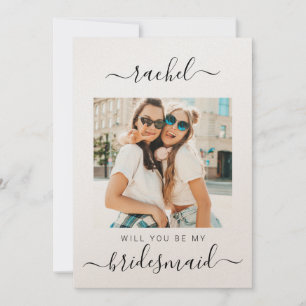 Will You Be My Bridesmaid? Wedding Party Proposal  Card