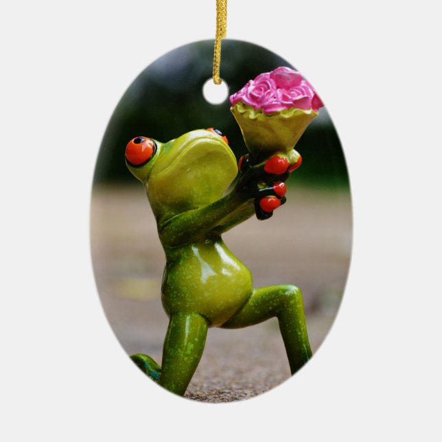 Will you be my.... ceramic ornament (Front)