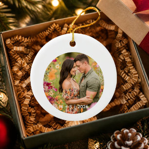 Will You Be My Copilot Pilot Engagement Christmas Ceramic Ornament