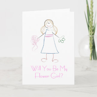 Will you be my Flower Girl Card