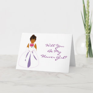 "Will You Be My Flower Girl" Card - Customizable