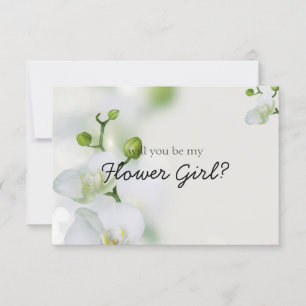 Will You Be My Flower Girl   Elegant Orchid
